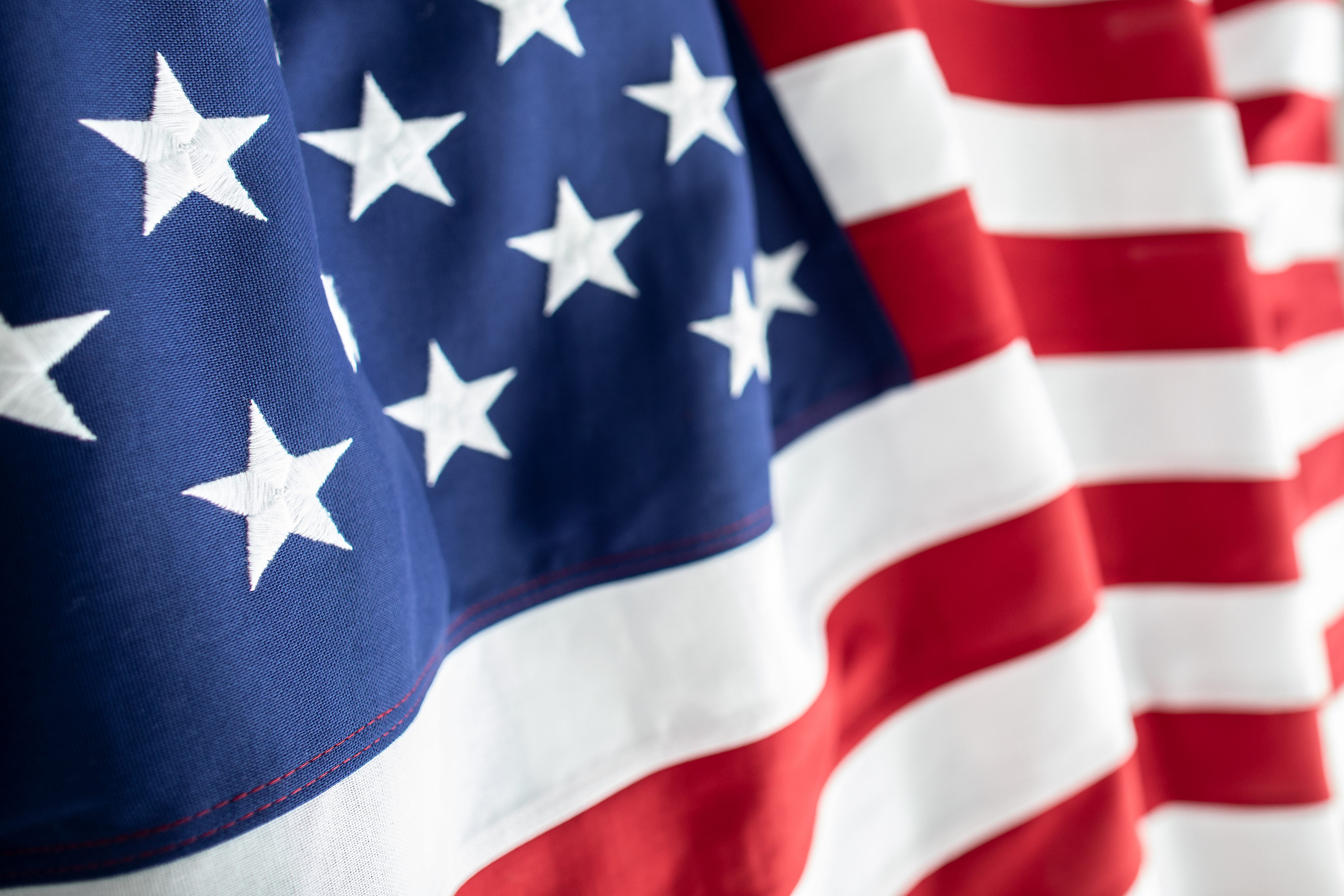 American flag for Memorial Day, 4th of July, Labour Day